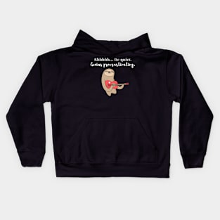 Be quiet, genius procrastinating Kids Hoodie